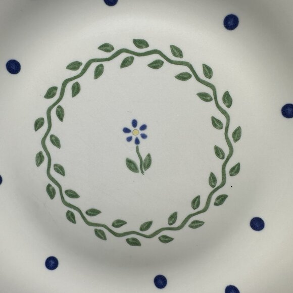 Pfaltzgraff CLOVERHILL FLORAL 8 3/4" Salad Plate Scalloped Edge USA Discontinued - Picture 6 of 8